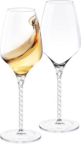 Wilmax Weinglas Set 600 ml, 2-teilig aus Glas-Kristallin – WL-888101/2C